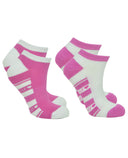 PURE GOLF Dixie 2 Pack Sock Azalea Pink