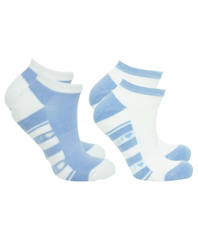 PURE GOLF Dixie 2 Pack Sock Pale Blue