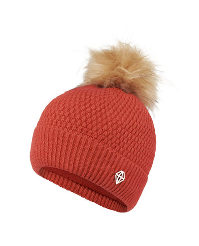 PURE GOLF Greta Waterproof Bobble Hat Orange