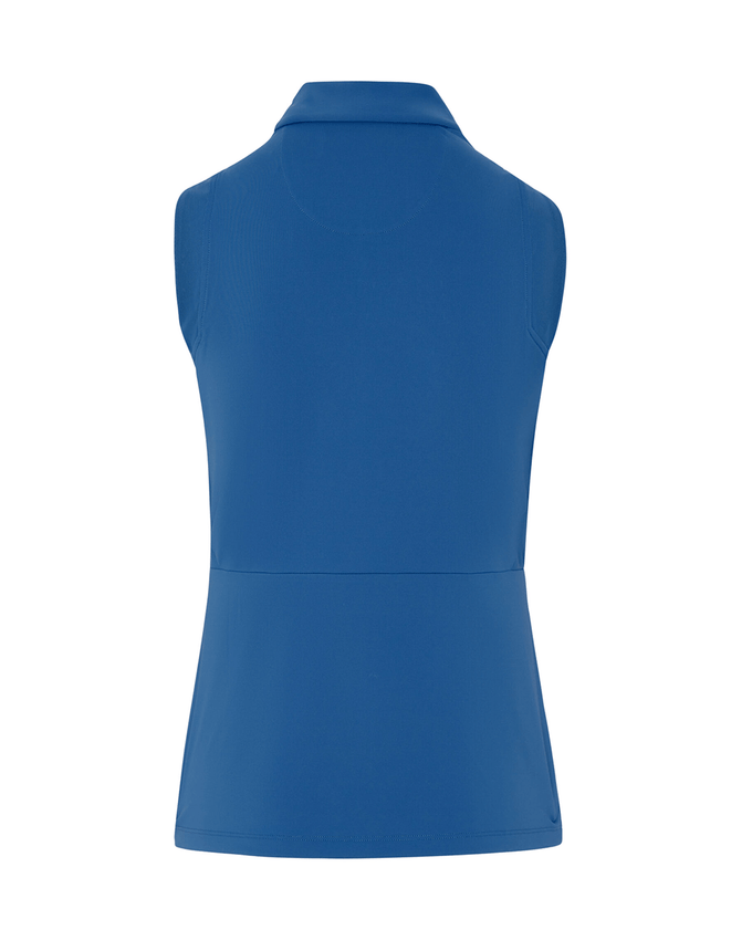 ORIGINAL PENGUIN Zip Sleeveless Polo OGKSE046 Nebulas Blue