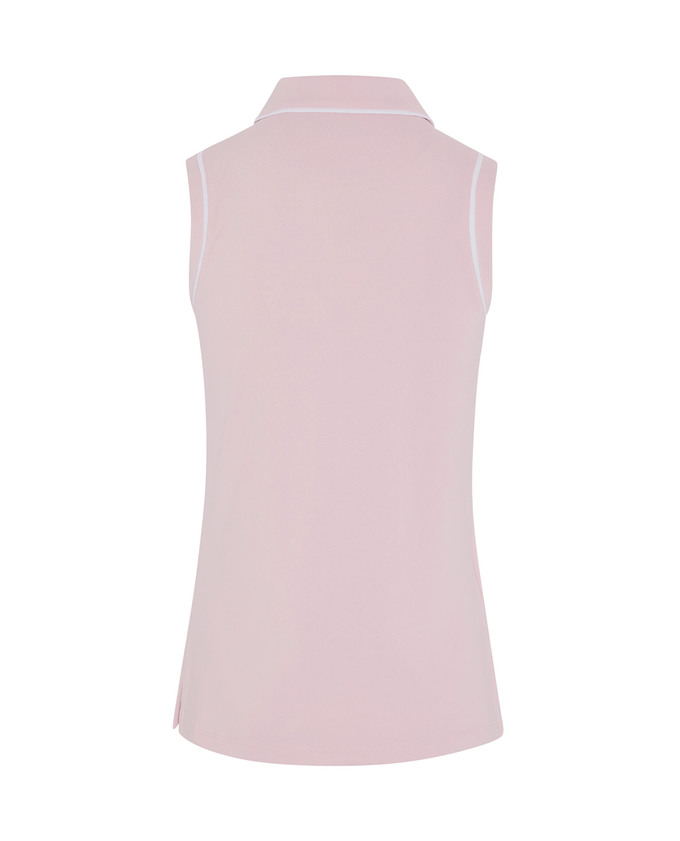 SIZE XS - ORIGINAL PENGUIN Veronica Sleeveless Polo OGKSE047 Gelato Pink