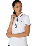 SIZE XL - ORIGINAL PENGUIN Veronica Polo OGKSE048 White