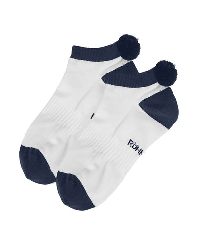 ROHNISCH Pom Pom Socks 2-pack Navy