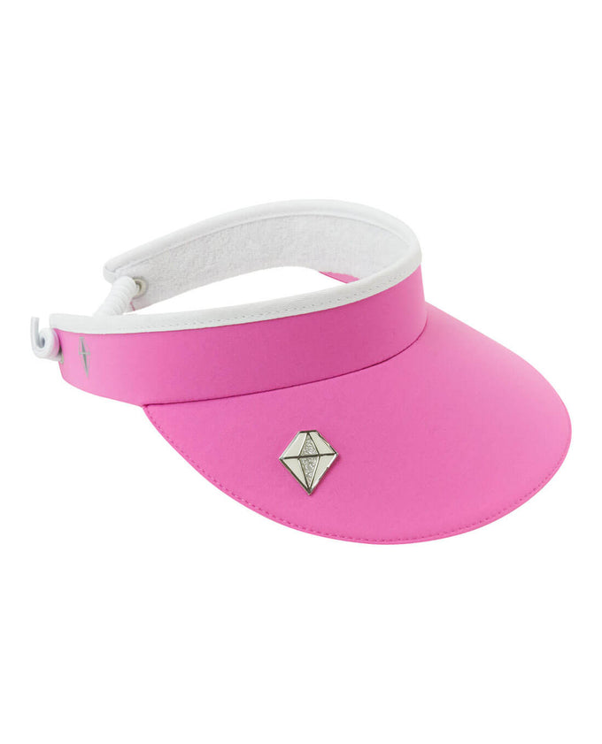 PURE GOLF Telephone Wire Visor - Azalea 661