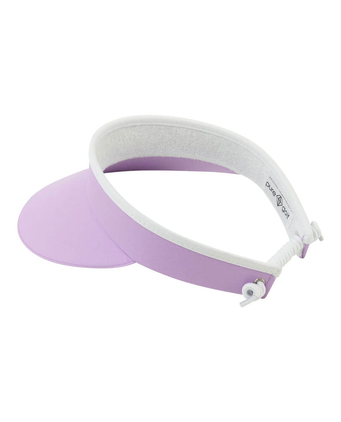 PURE GOLF Telephone Wire Visor - Lilac  661
