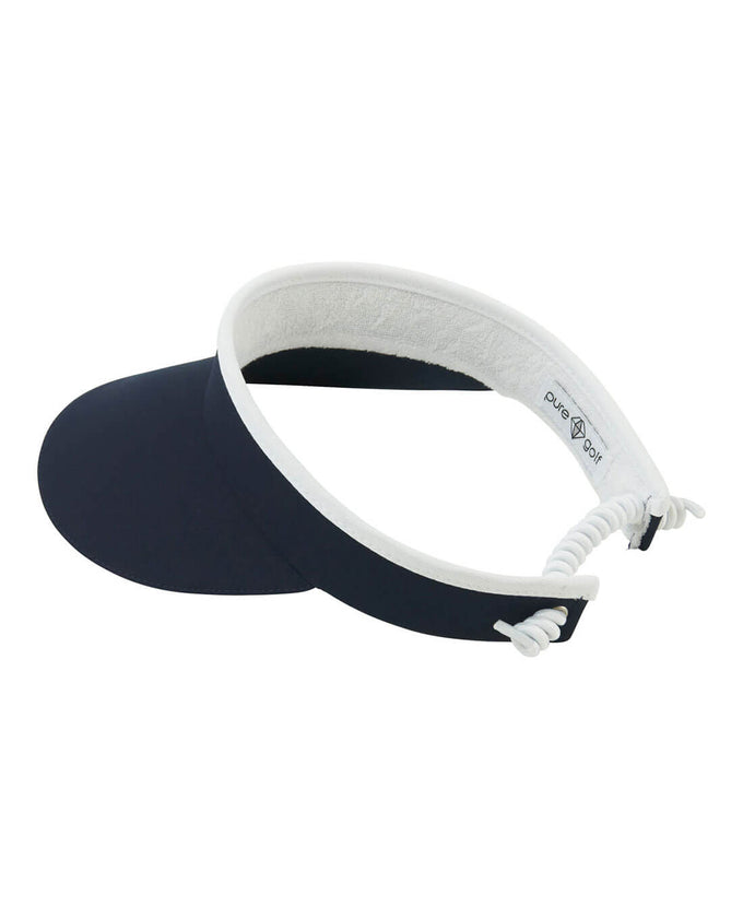 PURE GOLF Telephone Wire Visor - Navy 661