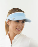 PURE GOLF Telephone Wire Visor - Pale Blue  661