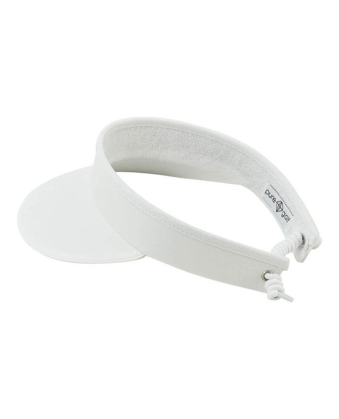 PURE GOLF Telephone Wire Visor - White 661