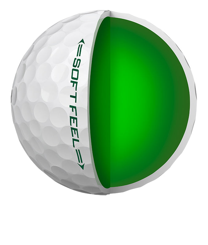SRIXON Soft Feel 12 Golf Balls White