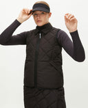 SIZE L - ROHNISCH Evelyn Quilt Vest Black
