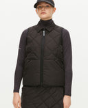 SIZE L - ROHNISCH Evelyn Quilt Vest Black