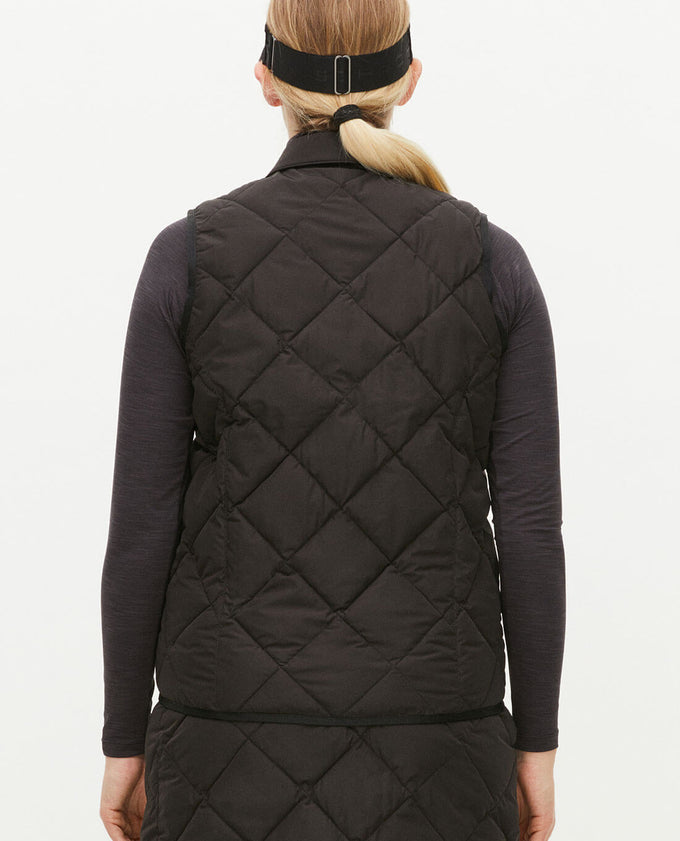 SIZE L - ROHNISCH Evelyn Quilt Vest Black