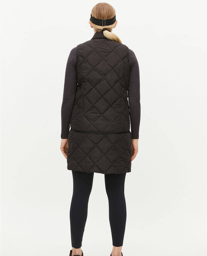 SIZE L - ROHNISCH Evelyn Quilt Vest Black