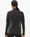 SIZE XS - ROHNISCH Jane Thermo Half Zip Green Crocco
