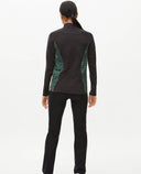 SIZE XS - ROHNISCH Jane Thermo Half Zip Green Crocco