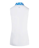 SIZE M - SWING OUT SISTER Clarissa Sleeveless Polo Optic White