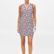 ROHNISCH Essentials Sleeveless Dress Leo Pink/Beet - S / Leo Pink/Beet