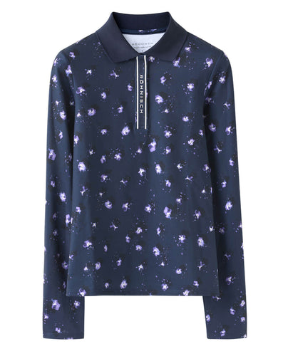 ROHNISCH Warm Team Polo Purple Mountain Bloom