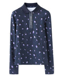 ROHNISCH Warm Team Polo Purple Mountain Bloom