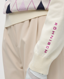 ROHNISCH Heritage Knitted Poloshirt Orchid Argyle