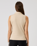 DAILY SPORTS Peoria Sleeveless Polo 009 Oyster