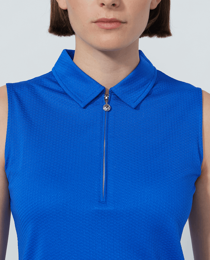 DAILY SPORTS Peoria Sleeveless Polo 009 Nautical Blue