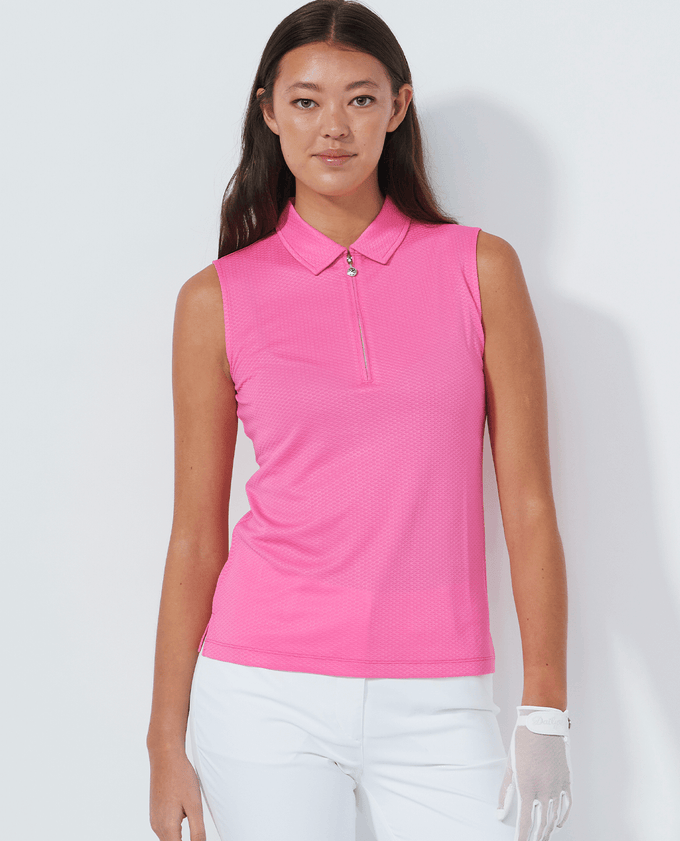 DAILY SPORTS Peoria Sleeveless Polo 009 Radiant Pink