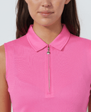 DAILY SPORTS Peoria Sleeveless Polo 009 Radiant Pink