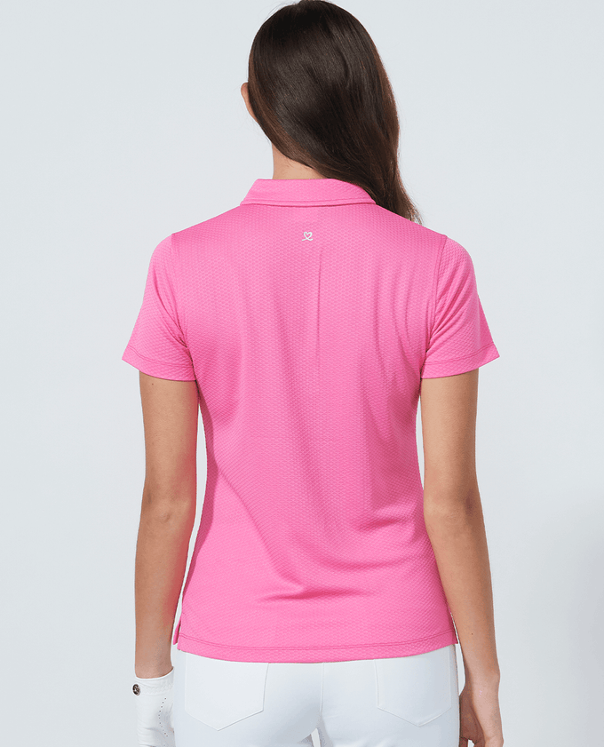 DAILY SPORTS Peoria Short Sleeve Polo 010 Radiant Pink