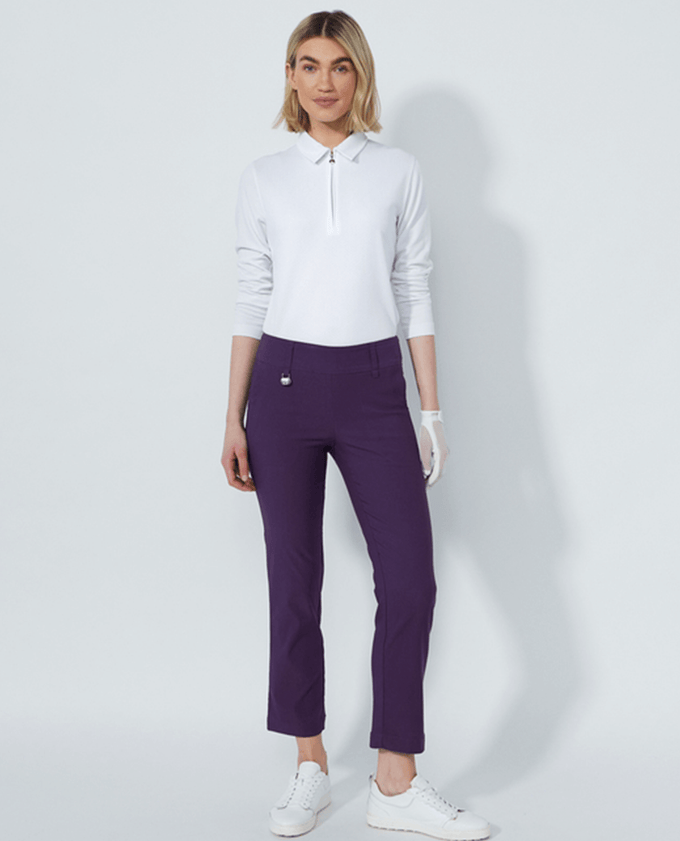 DAILY SPORTS Magic Straight Ankle Trouser 27.5"  109 Dark Purple