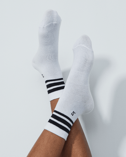 DAILY SPORTS Miyako Socks 190 2-Pack White/Black