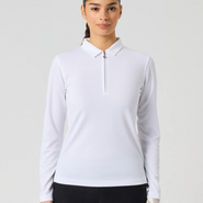 DAILY SPORTS Peoria Long Sleeve Polo 200 White - S / White