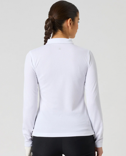 DAILY SPORTS Peoria Long Sleeve Polo 200 White