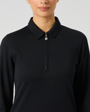 DAILY SPORTS Peoria Long Sleeve Polo 200 Black