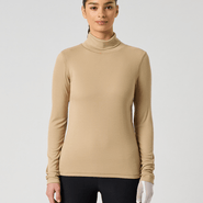DAILY SPORTS Ancona Roll Neck 201 Bark - S / Bark