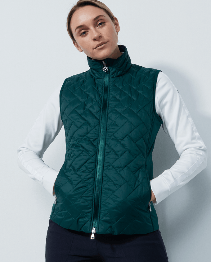 DAILY SPORTS Bonnie Padded Vest 209 Nori Green