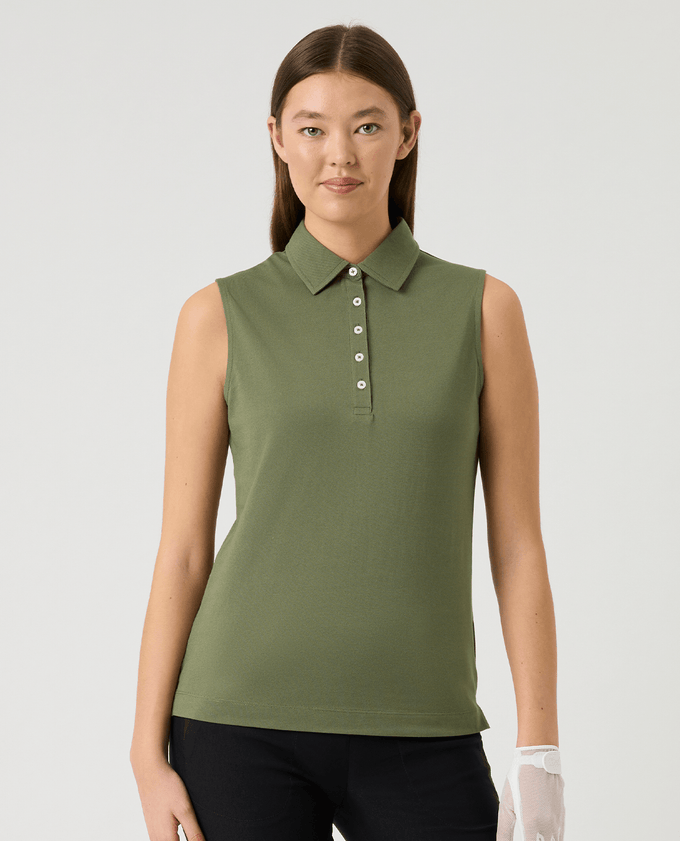 DAILY SPORTS Fairway Sleeveless Polo 482 Sage