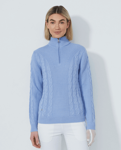 DAILY SPORTS Cable Lined Pullover 563 Blue Heron