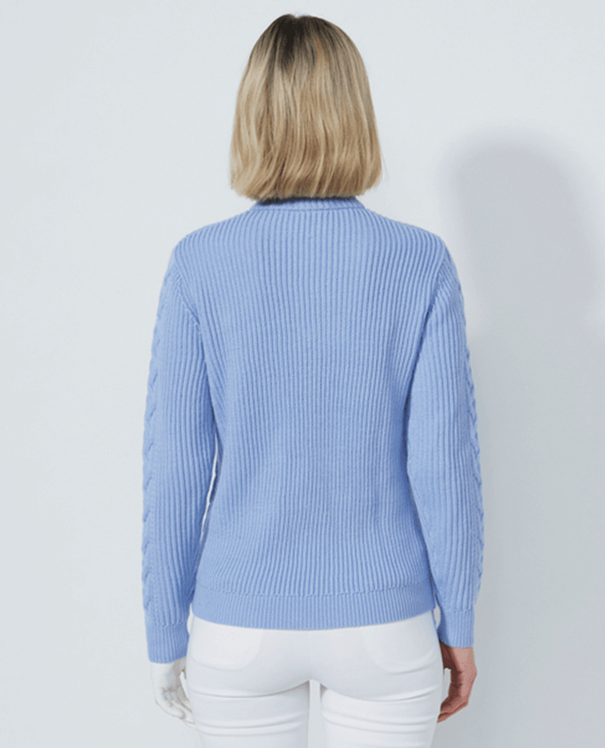 DAILY SPORTS Cable Lined Pullover 563 Blue Heron