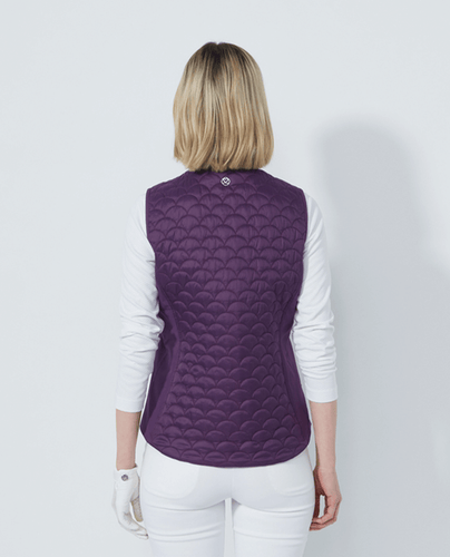 DAILY SPORTS Quilted Padded Vest 564 Dark Purple