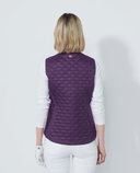 DAILY SPORTS Quilted Padded Vest 564 Dark Purple