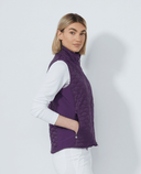DAILY SPORTS Quilted Padded Vest 564 Dark Purple