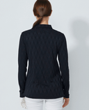 DAILY SPORTS Graphic Jacquard Polo 593 Black