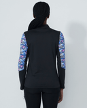 DAILY SPORTS Peach Brushed Long Sleeve Polo 595 Black