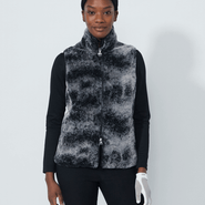 SIZE XS - DAILY SPORTS Fur Vest 652 Black - XS / Black