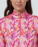 DAILY SPORTS Sheermotion Long Sleeve Polo 679 Artsy Leaf