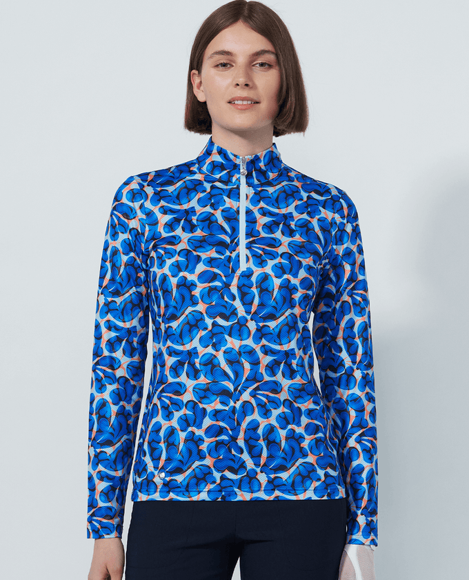 DAILY SPORTS Sheermotion Long Sleeve Polo 679 Organic Illusion