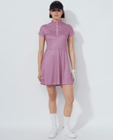 DAILY SPORTS Printed Cap Sleeve Dress 684 Pop Geo