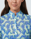 DAILY SPORTS Breeze Mesh 3/4 Sleeve Polo 686 Jaguar