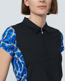 DAILY SPORTS Edge Cap Sleeve Polo 699 Black